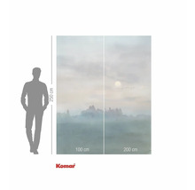 Fototapeta Komar s motivem krajiny a údaji o velikosti