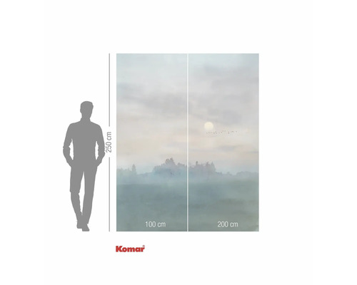 Fototapeta Komar s motivem krajiny a údaji o velikosti