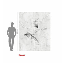 Fototapeta Komar s motivem ryb, 250 x 200 centimetrů