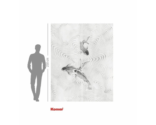 Fototapeta Komar s motivem ryb, 250 x 200 centimetrů