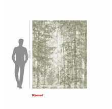 Fototapeta Komar s motivem lesa a údaji o velikosti.