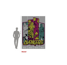 Komar Avengers fototapeta se superhrdiny Hulk, Thor, Iron Man a Captain America