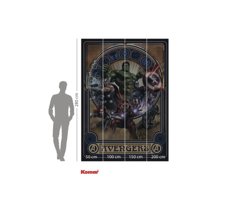 Komar fototapeta s motivem Avengers, 280 x 200 cm