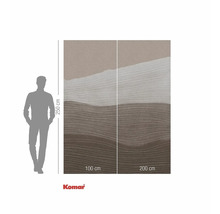 Fototapeta Komar s abstraktním vlnovým vzorem, šířka 300 cm a výška 250 cm.