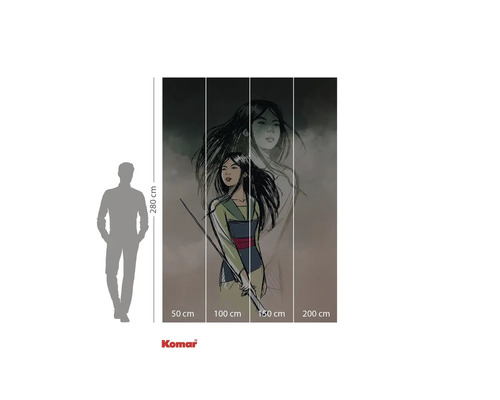 Komar fototapeta s motivem Mulan, 280 x 200 centimetrů
