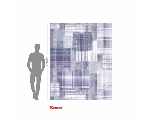 Foto tapeta s geometrickým vzorem a údajem o velikosti.