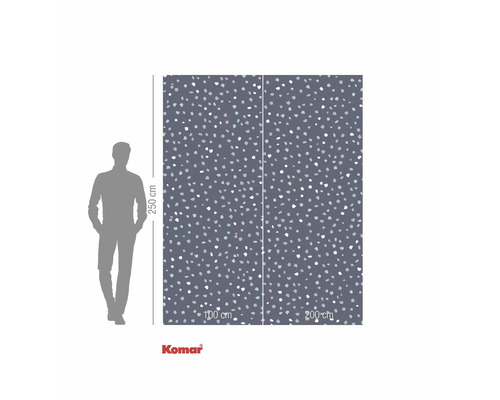 Fototapeta Komar s tečkovaným vzorem a rozměry 250 x 300 cm