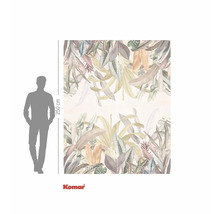 Foto tapeta s motivem listů a výškovým údajem 250 cm