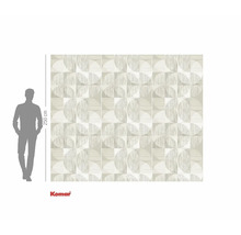 Fototapeta s geometrickým vzorem a výškou 250 cm.