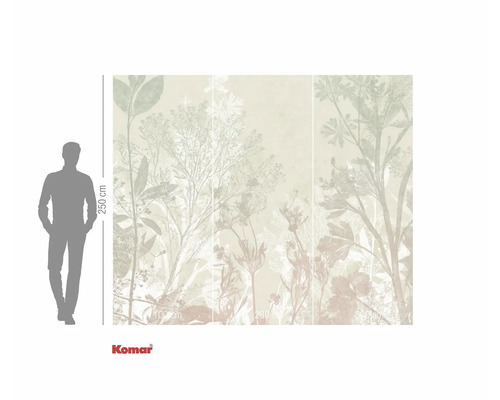 Komar fototapeta s rostlinnými motivy, výška 250 cm