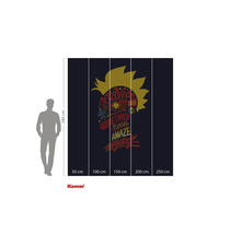 Tapeta Komar s komiksovým motivem a údaji o velikosti.