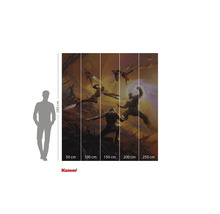 Nástěnná malba Avengers o rozměrech 280 x 350 centimetrů