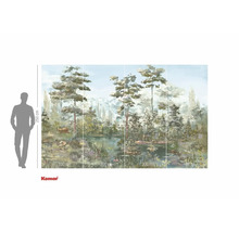 Fototapeta s motivem lesního jezera a rozměry