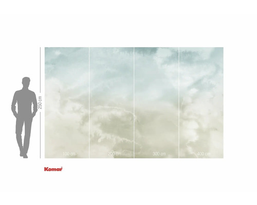 Foto tapeta s motivem oblaků a údaji o velikosti