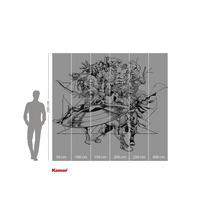 Nástěnná malba Komar Avengers o rozměrech 280 x 300 centimetrů