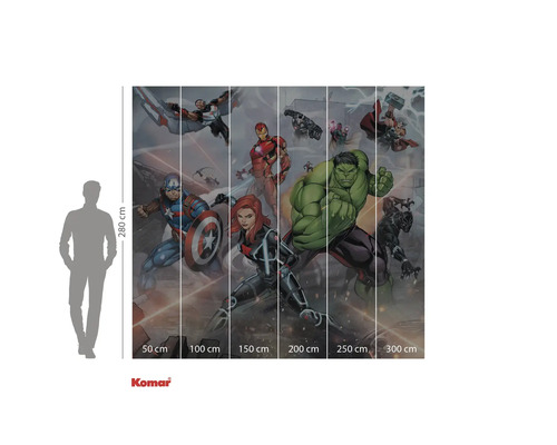 Fototapeta Komar Marvel Avengers, 300 x 280 centimetrů