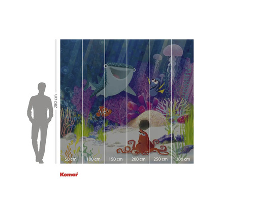 Fototapeta s podvodním motivem, 280 x 300 centimetrů
