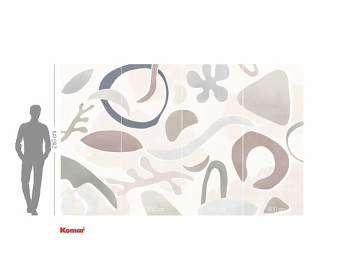 Foto tapeta s abstraktním organickým vzorem