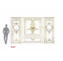 Nástěnná malba Komar se zlatými ornamenty v klasickém stylu