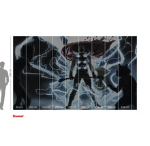 Nástěnná malba Thor s Grootem a Rocketem v komiksovém stylu