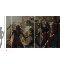 Komar fototapeta s motivy Avengers, 280 x 450 cm