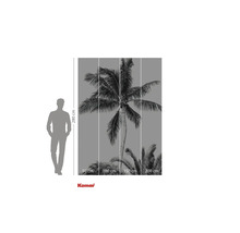 Foto tapeta s motivem palmy a výškovou indikací