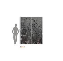 Komar fototapeta s květinovým vzorem a údaji o velikosti