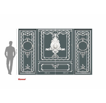 Foto tapeta s klasickým ornamentálním vzorem a údaji o velikosti