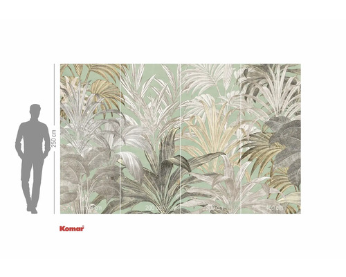 Komar fototapeta s rostlinnými motivy pro dekoraci stěn