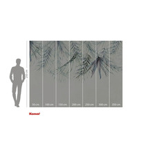 Fototapeta Komar s palmovými listy, výška 250 cm a šířka 350 cm