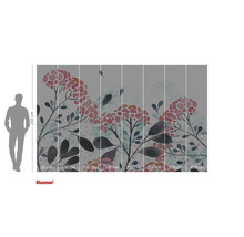 Foto tapeta s květinovým vzorem a rozměry