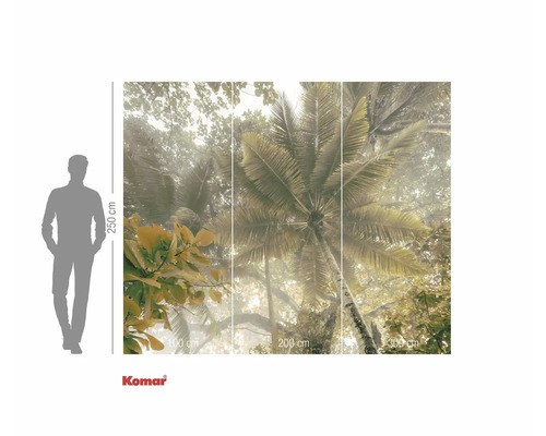 Fototapeta s motivem džungle a palmami