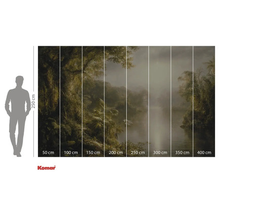 Komar fototapeta s motivem džungle a údaji o velikosti