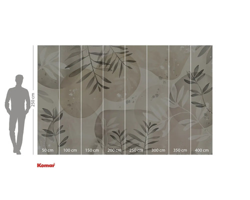 Komar fototapeta s rostlinným vzorem a rozměry