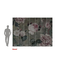 Fototapeta se vzorem růží a rozměry.