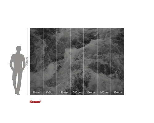 Komar fototapeta s motivem vodopádu a údaji o velikosti