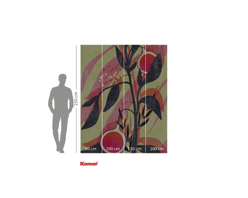 Komar fototapeta s rostlinným motivem, 250x200 cm