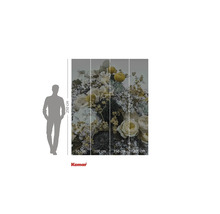 Fototapeta s květinovým motivem a údaji o velikosti