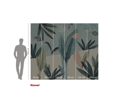 Foto tapeta s motivem listů a rozměry