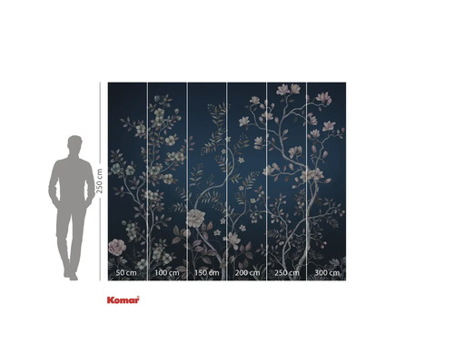 Fototapeta s květinovým vzorem a rozměry