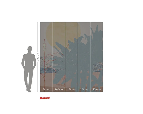 Fototapeta s rostlinným motivem, 280 x 250 centimetrů