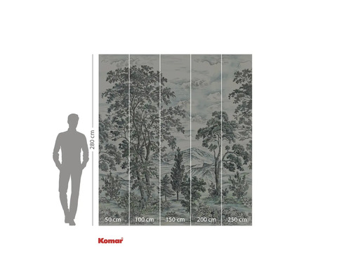 Fototapeta s lesní krajinou a rozměry