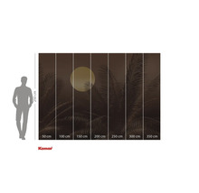 Fototapeta s palmami a měsícem, rozměry 350 cm x 250 cm