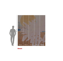 Fototapeta s abstraktním rostlinným motivem a údaji o velikosti