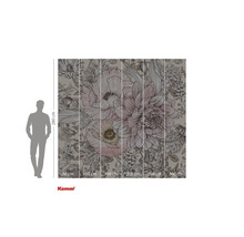 Fototapeta s květinovým vzorem a údaji o velikosti