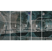 Vícedílný nástěnný obraz s abstraktním vzorem