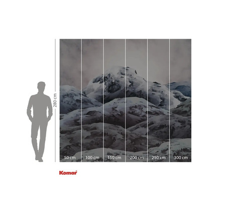 Foto tapeta s motivem hory a údaji o velikosti