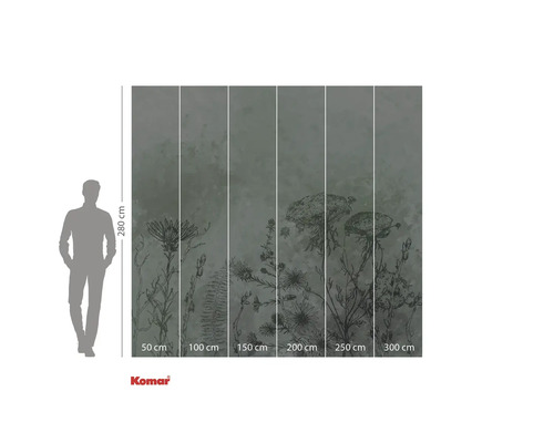 Foto tapeta s květinovým vzorem a rozměry