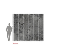 Fototapeta Komar s květinovým motivem, výška 280 cm a šířka 300 cm.