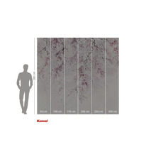 Fototapeta s květinovým vzorem, výška 280 cm, šířky od 50 cm do 300 cm